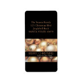 Van onze nieuwe gouden ornamenten voor thuisgebrui etiket (Voorkant)