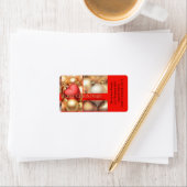 Van onze nieuwe Home Golden ornamenten Etiket (Insitu)