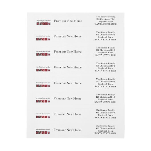 Van onze nieuwe Home Winter Collage (Vel)