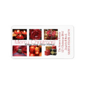 Van onze nieuwe Thuiswintercollage Etiket (Voorkant)