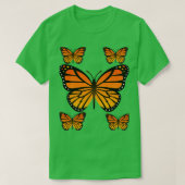 van Oranje butterfly-bewustwording T-shirt (Design voorkant)
