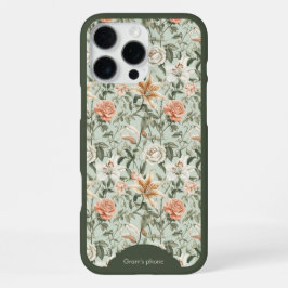 Van oranje rozen en tijgerlelies, iPhone 16 pro max hoesje