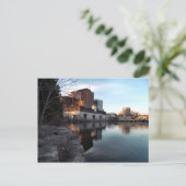 Van oud tot Nieuw - Waterfront Buildings Hull Queb Briefkaart (Staand voorkant)