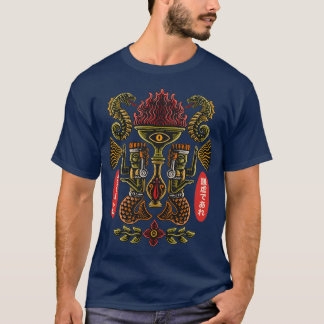 van oude beschavingen Volledige kleur T-shirt
