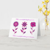 Van Ouders aan Dochter Kaart (Gele Bloem)