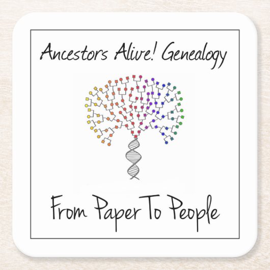 Van papier tot Onderzetters (Voorkant)