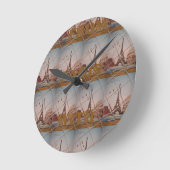 Van Parijs met blauwe de hemelkleuren van de Ronde Klok (Hoek)