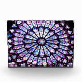 Van Parijs voorzien glas Notre Dame - het Venster  Fotoblokken (Voorkant)