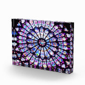 Van Parijs voorzien glas Notre Dame - het Venster  Fotoblokken (Rechts)