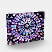 Van Parijs voorzien glas Notre Dame - het Venster  Fotoblokken (Links)