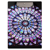 Van Parijs voorzien glas Notre Dame - het Venster  Klembord (Voorkant)