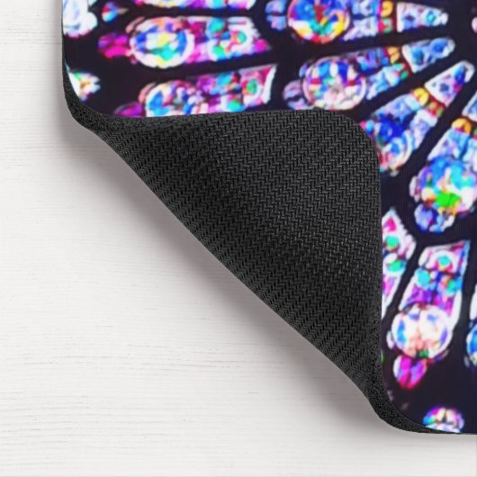 Van Parijs voorzien glas Notre Dame - het Venster  Muismat (Hoek)