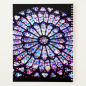 Van Parijs voorzien glas Notre Dame - het Venster  Planner (Achterkant)