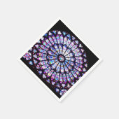 Van Parijs voorzien glas Notre Dame - het Venster  Servet (Hoek)
