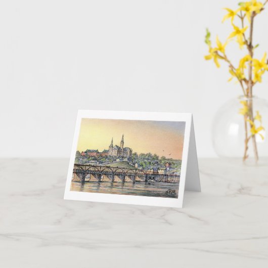 Van Paul McGehee "Georgetown -" Kaart 1887 (Gele Bloem)