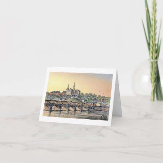 Van Paul McGehee "Georgetown -" Kaart 1887 (Voorkant)