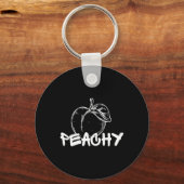 Van Peachy Pure Bliss Sticker Sleutelhanger (Voorkant)