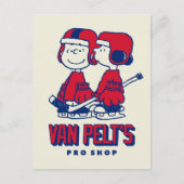 Van Pelt's Hockey Club Pro Shop Pattern Briefkaart (Voorkant)