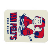 Van Pelt's Hockey Club Pro Shop Pattern Magneet (Horizontaal)