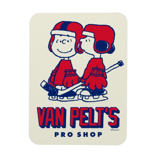 Van Pelt's Hockey Club Pro Shop Pattern Magneet (Verticaal)