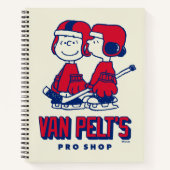 Van Pelt's Hockey Club Pro Shop Pattern Notitieboek (Voorkant)