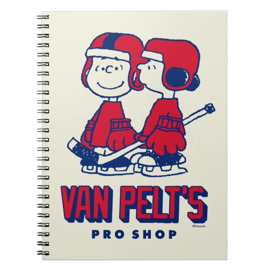 Van Pelt's Hockey Club Pro Shop Pattern Notitieboek (Voorkant)
