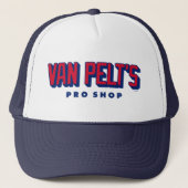 Van Pelt's Hockey Club Pro Shop Pattern Trucker Pet (Voorkant)