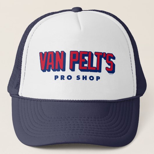 Van Pelt's Hockey Club Pro Shop Pattern Trucker Pet (Voorkant)