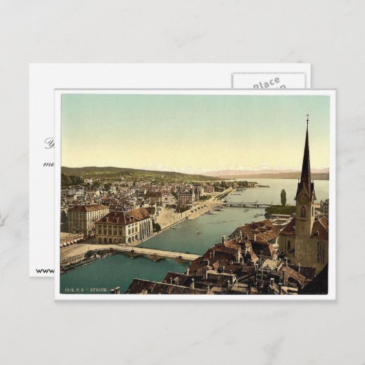 Van Peter Church, met Farumunster en Alpenkette Briefkaart (Voorkant / Achterkant)