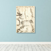 Van Philadelphia naar Annapolis Md 56 Canvas Afdruk (Insitu (Houten vloer))