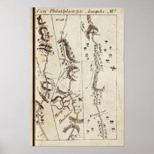 Van Philadelphia naar Annapolis Md 57 Poster