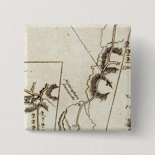 Van Philadelphia naar Annapolis Md 58 Vierkante Button 5,1 Cm (Voorkant)