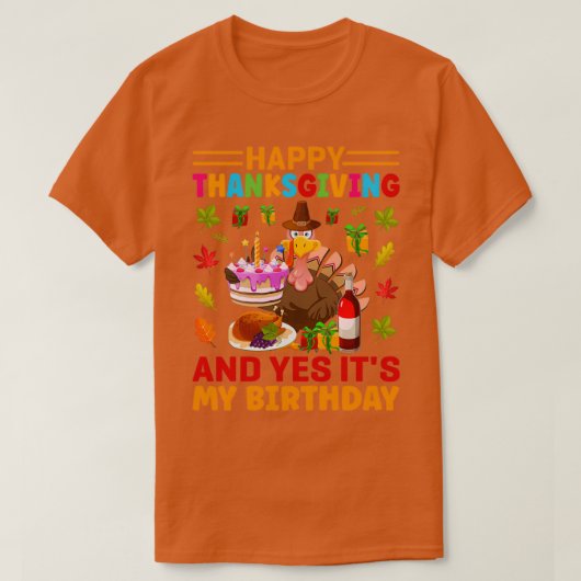 van Pizza in plaats van Thanksgiving Happy Thanksg T-shirt