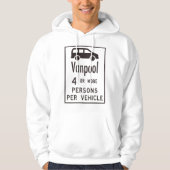 Van-poolteken Hoodie (Voorkant)