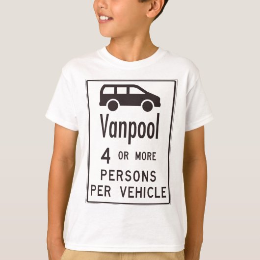 Van-poolteken T-shirt (Voorkant)
