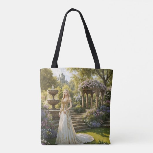 Van prinses tot koningin tote bag (Achterkant)