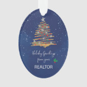 VAN Realtor Kerstboom  naam Ornament (voorkant)