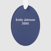 VAN Realtor Kerstboom  naam Ornament (achterkant)