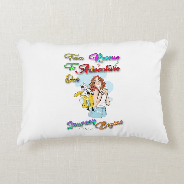 Van redding tot avontuur Onze reis begint met pote Accent Kussen (Voorkant)