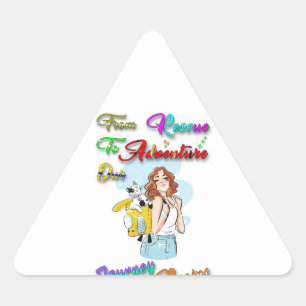 Van redding tot avontuur Onze reis begint met pote Sticker