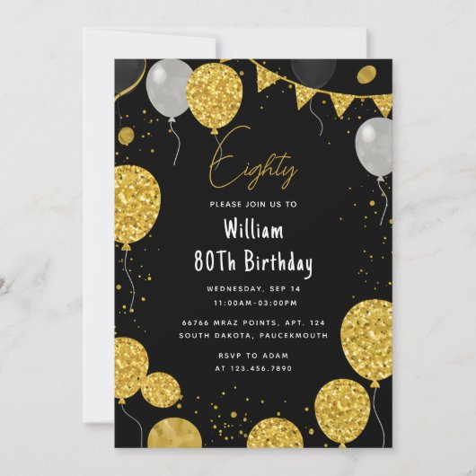 Van Retro Fun Volwassen Humor Happy Chic 80ste Ver Kaart (Voorkant)