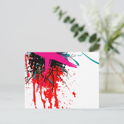 Van Rock=Life het "x-Geschatte" Briefkaart (Staand voorkant)