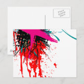 Van Rock=Life het "x-Geschatte" Briefkaart (Voorkant / Achterkant)