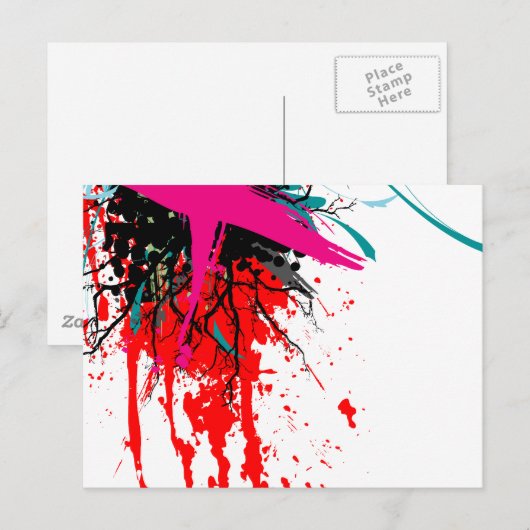 Van Rock=Life het "x-Geschatte" Briefkaart (Voorkant / Achterkant)