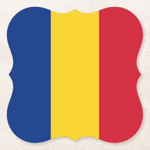 Van Roemenië (de Roemeense) Vlag Kartonnen Onderzetters