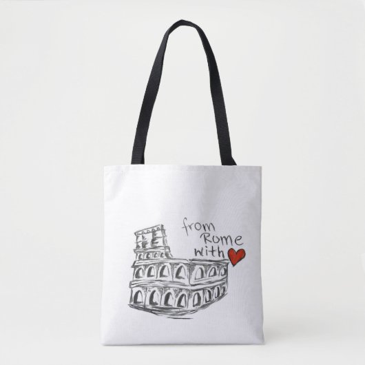 Van Rome met Love Bag Tote Bag (Voorkant)