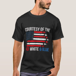 Van rood wit en blauw 4 juli t-shirt