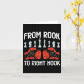 Van Rook naar Right Hook Chess Boxing Fusion Kaart (Gele Bloem)