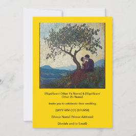 Van Roots naar Everlasting Invitation (goud) Kaart