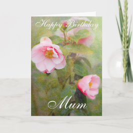 VAN ROZEN GELUKKIG VAN DE VERJAARDAG MUM- KAART